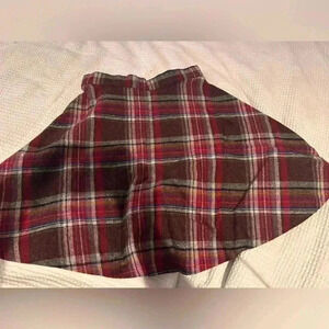 Vintage Peddlers Plaid skirt